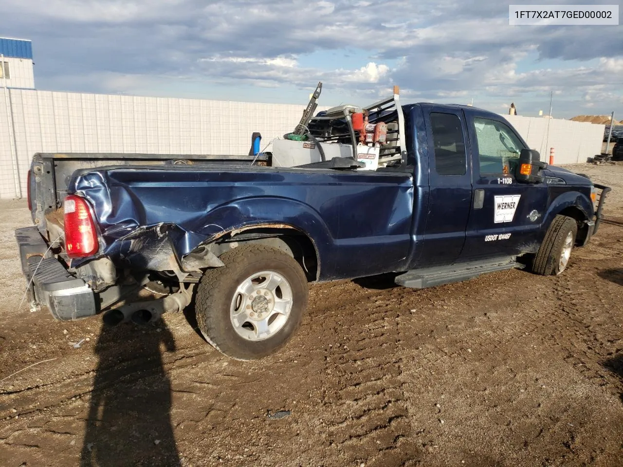 2016 Ford F250 Super Duty VIN: 1FT7X2AT7GED00002 Lot: 71532404