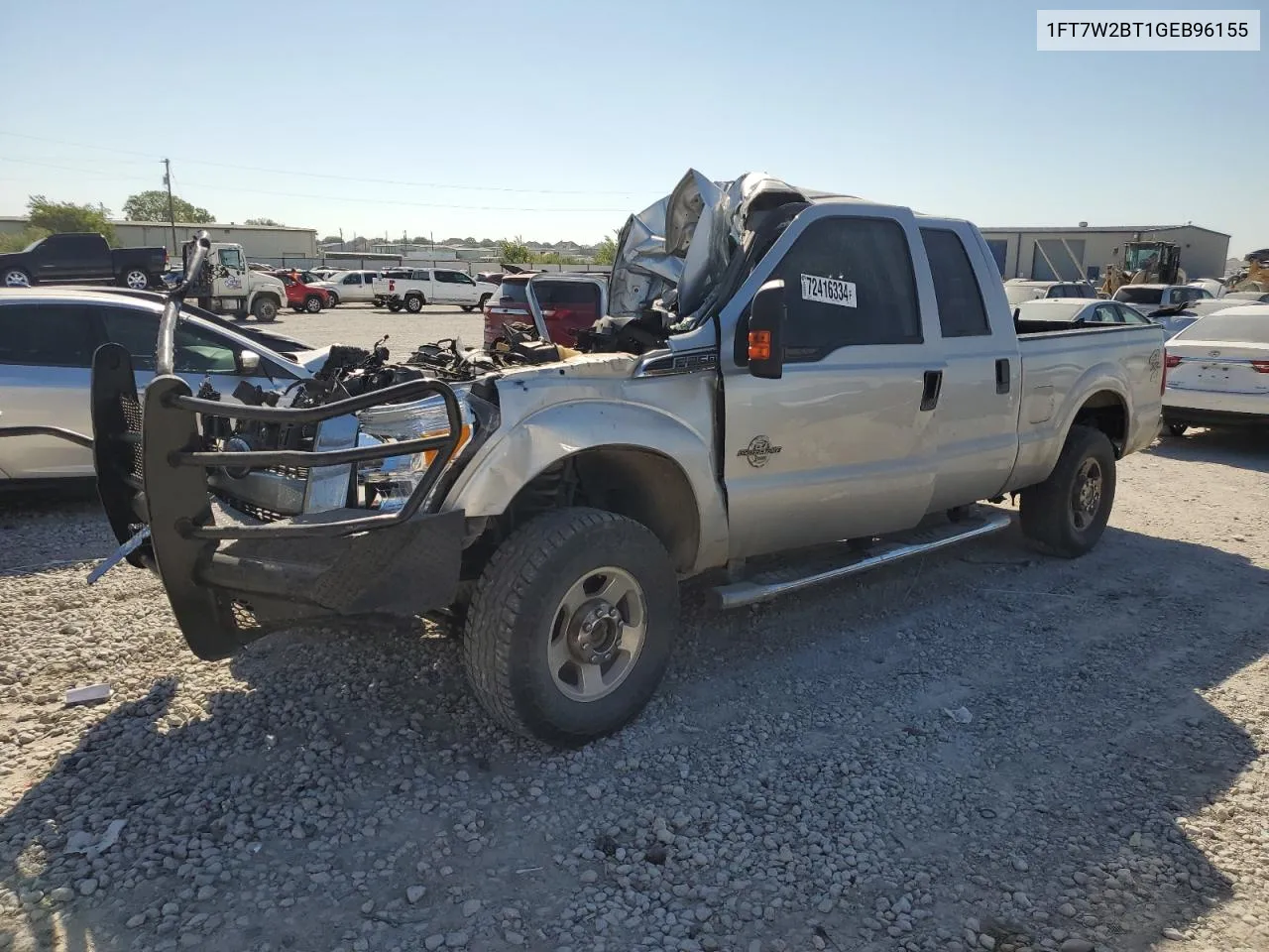 2016 Ford F250 Super Duty VIN: 1FT7W2BT1GEB96155 Lot: 72416334