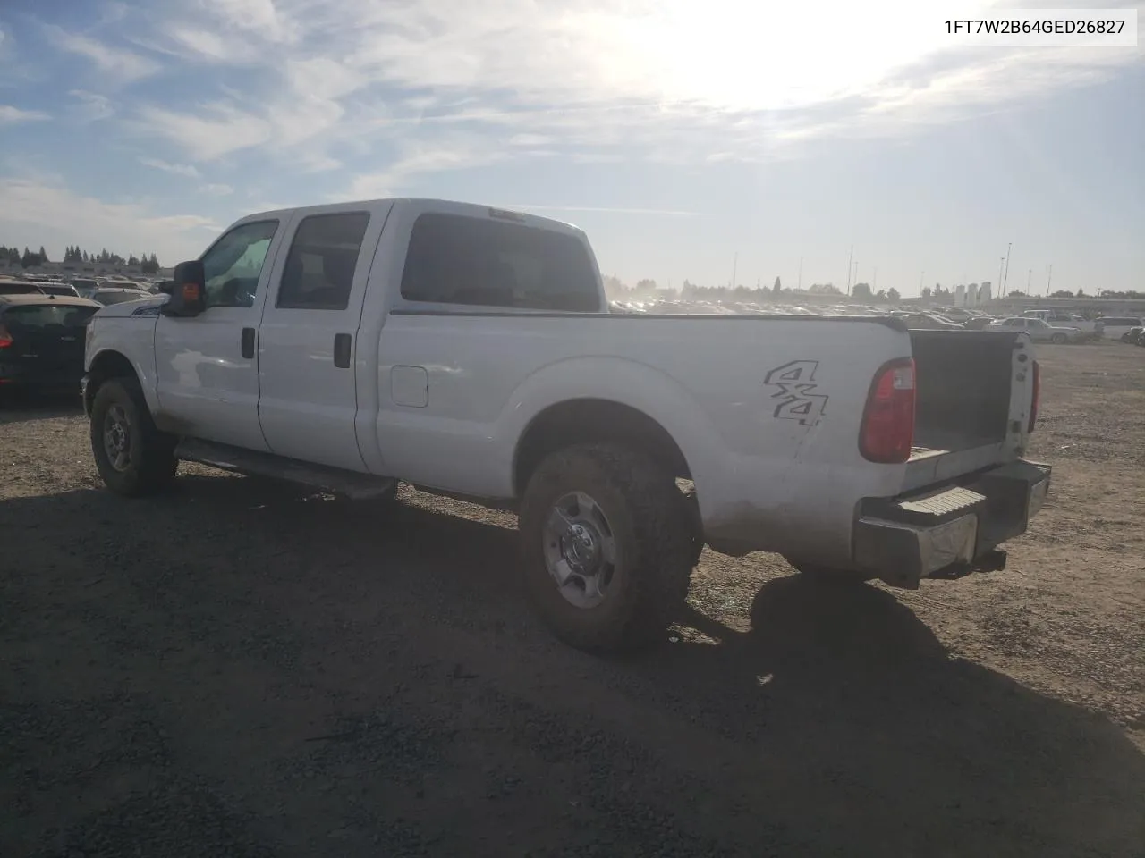 2016 Ford F250 Super Duty VIN: 1FT7W2B64GED26827 Lot: 74729664