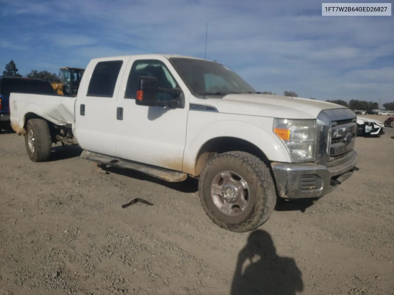 2016 Ford F250 Super Duty VIN: 1FT7W2B64GED26827 Lot: 74729664