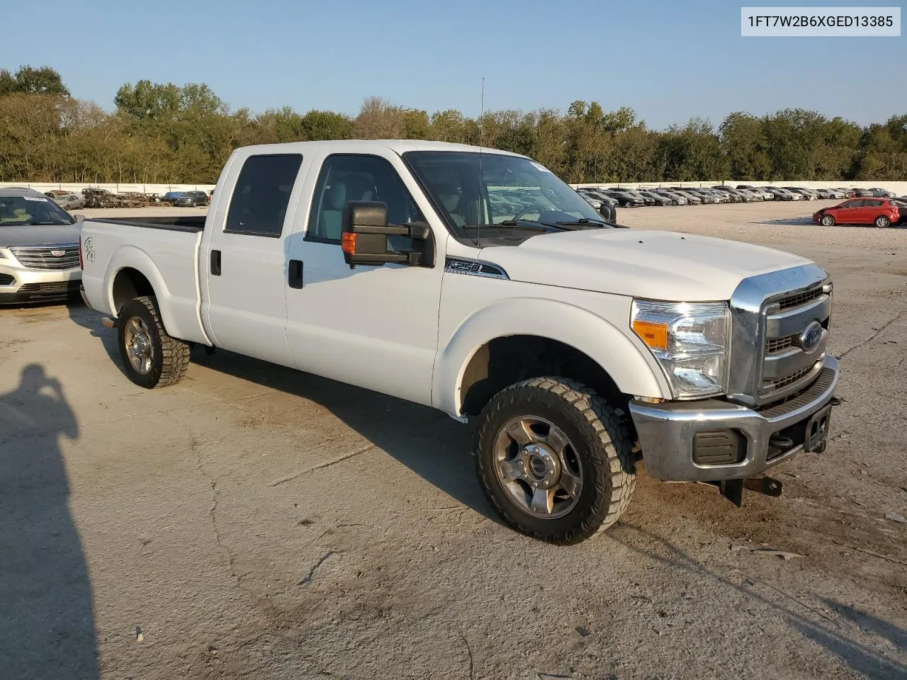 2016 Ford F250 Super Duty VIN: 1FT7W2B6XGED13385 Lot: 74768324