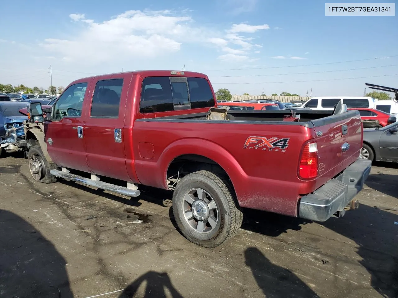 2016 Ford F250 Super Duty VIN: 1FT7W2BT7GEA31341 Lot: 75526114