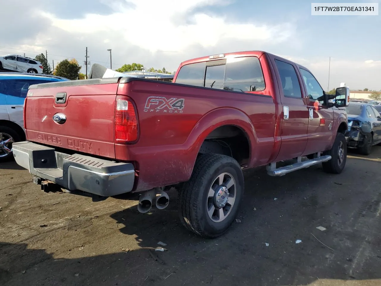 2016 Ford F250 Super Duty VIN: 1FT7W2BT7GEA31341 Lot: 75526114