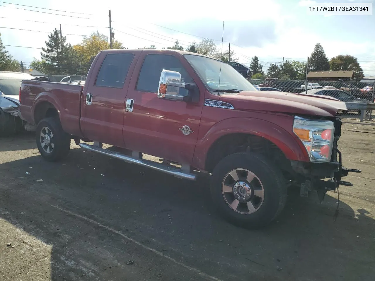 2016 Ford F250 Super Duty VIN: 1FT7W2BT7GEA31341 Lot: 75526114