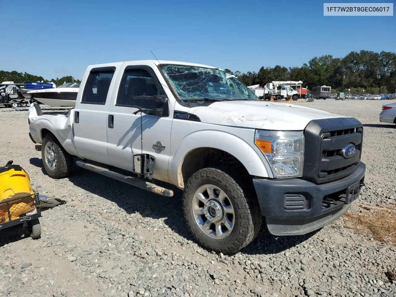 2016 Ford F250 Super Duty VIN: 1FT7W2BT8GEC06017 Lot: 76055274