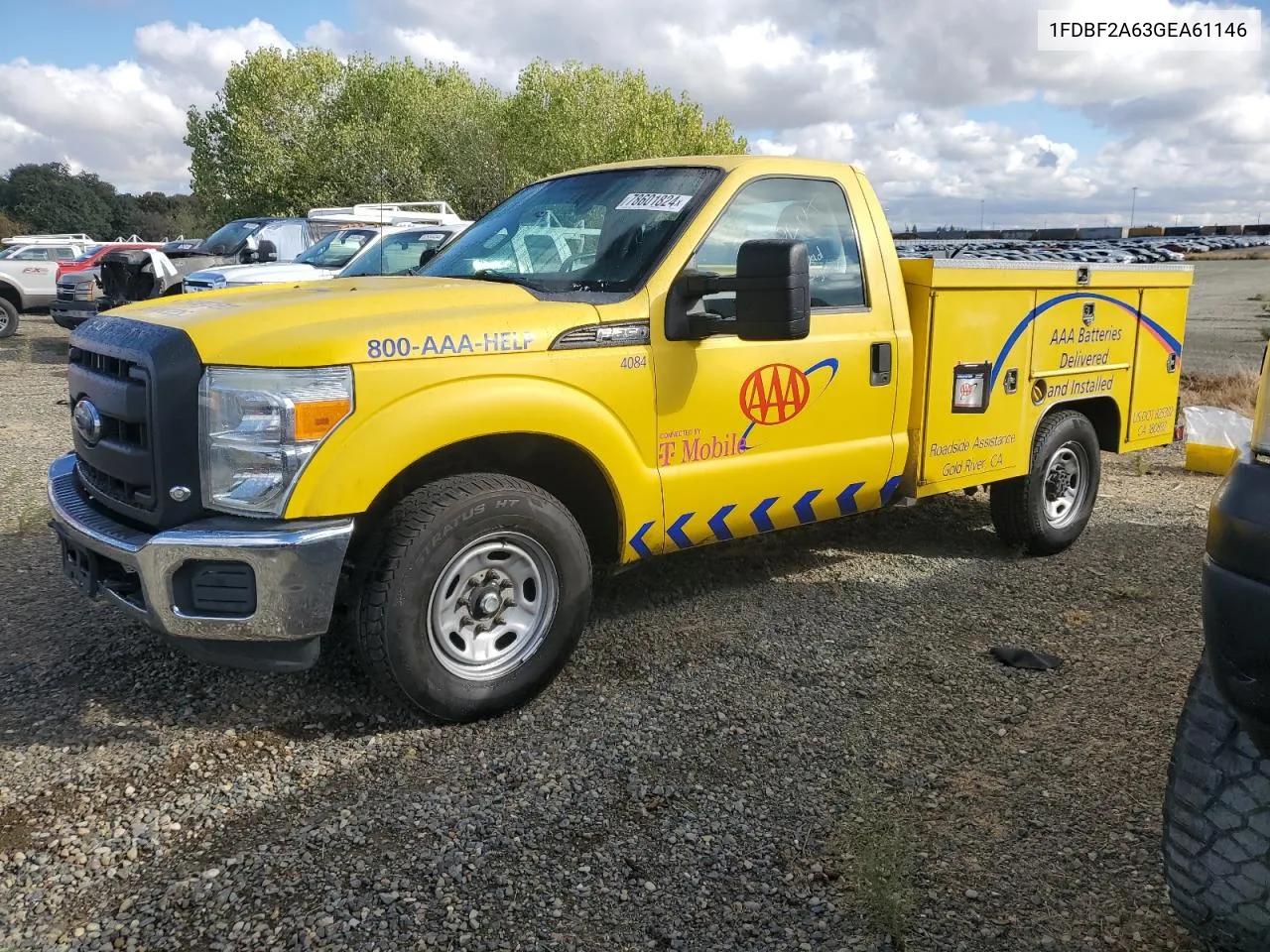 2016 Ford F250 Super Duty VIN: 1FDBF2A63GEA61146 Lot: 78601824