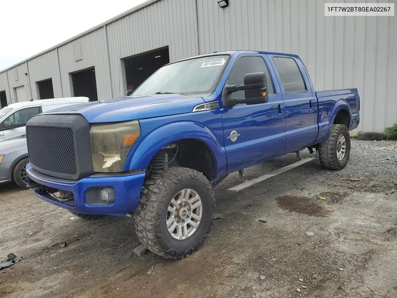 2016 Ford F250 Super Duty VIN: 1FT7W2BT8GEA02267 Lot: 80146644