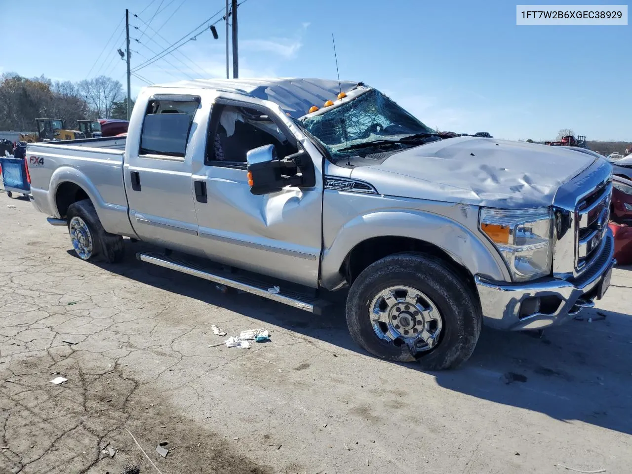 2016 Ford F250 Super Duty VIN: 1FT7W2B6XGEC38929 Lot: 80472264