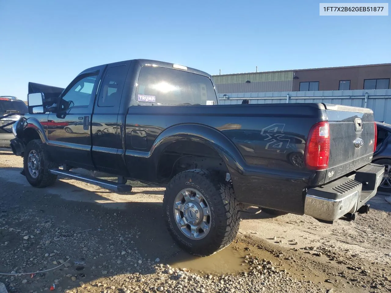 2016 Ford F250 Super Duty VIN: 1FT7X2B62GEB51877 Lot: 81107914