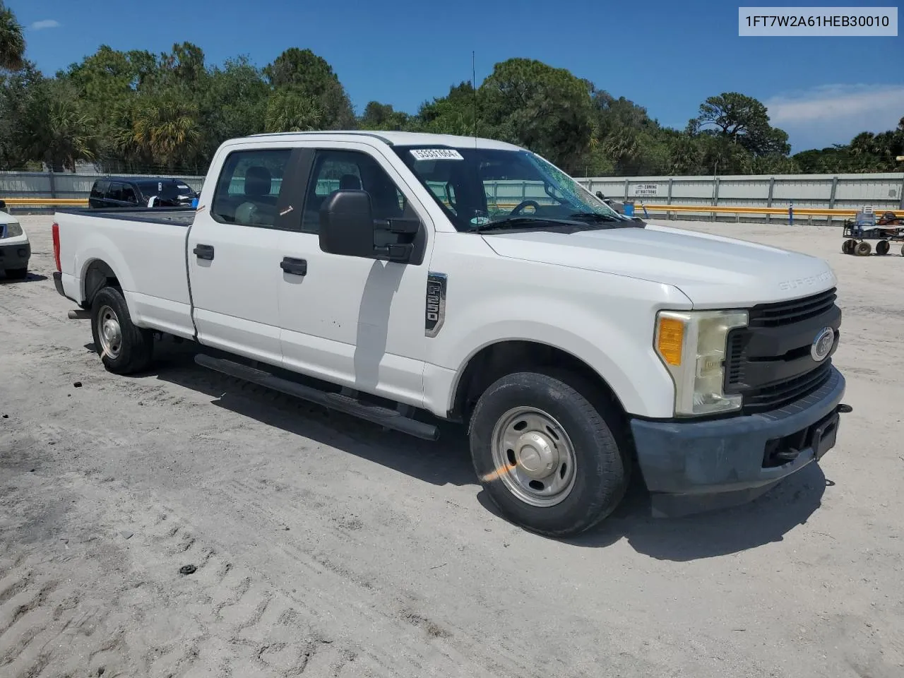 2017 Ford F250 Super Duty VIN: 1FT7W2A61HEB30010 Lot: 53331664