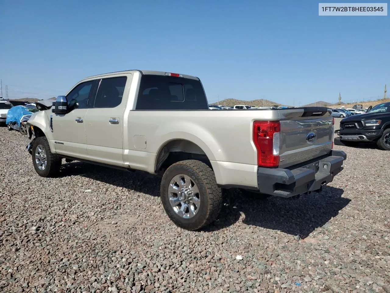 2017 Ford F250 Super Duty VIN: 1FT7W2BT8HEE03545 Lot: 53421514