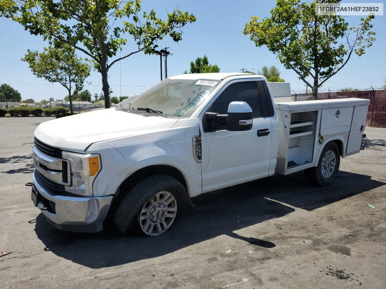 2017 Ford F250 Super Duty VIN: 1FDBF2A61HEF23852 Lot: 58473984