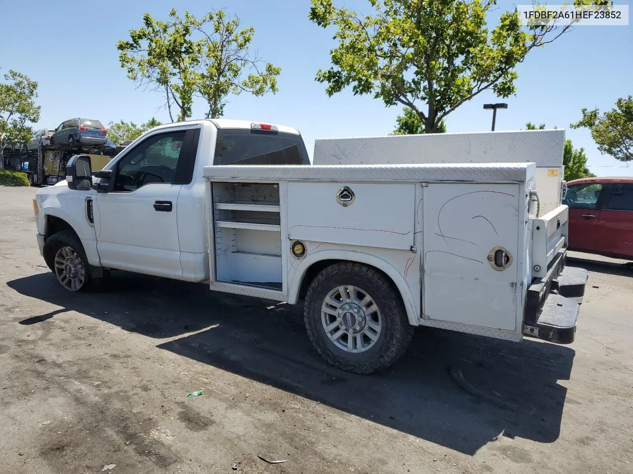 2017 Ford F250 Super Duty VIN: 1FDBF2A61HEF23852 Lot: 58473984