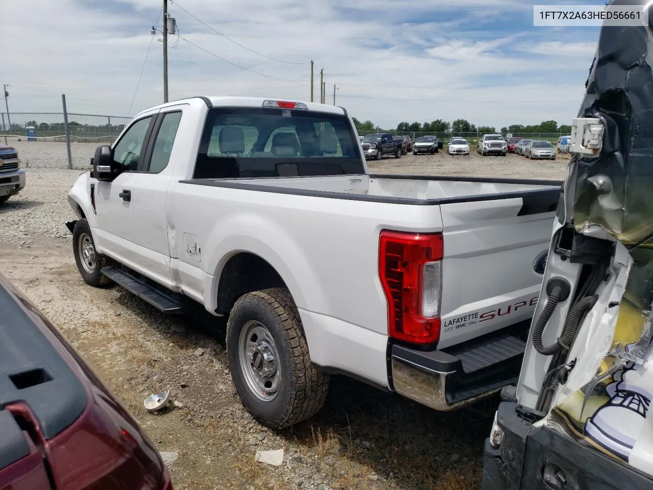 1FT7X2A63HED56661 2017 Ford F250 Super Duty