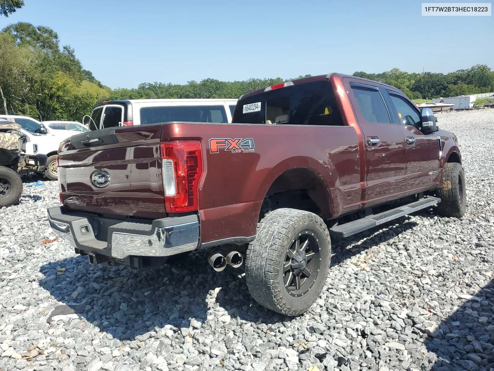 2017 Ford F250 Super Duty VIN: 1FT7W2BT3HEC18223 Lot: 66402294