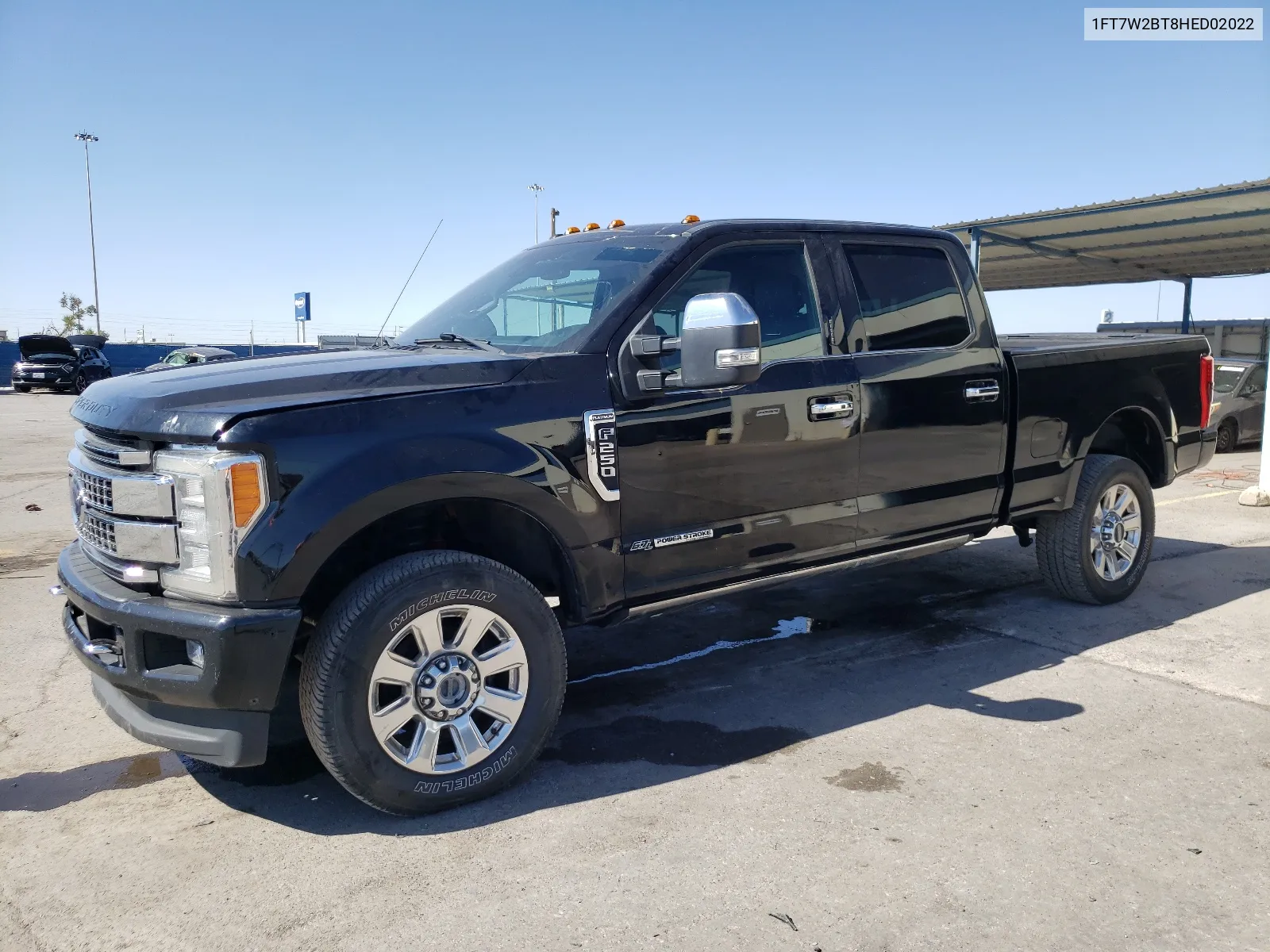 2017 Ford F250 Super Duty VIN: 1FT7W2BT8HED02022 Lot: 67751464