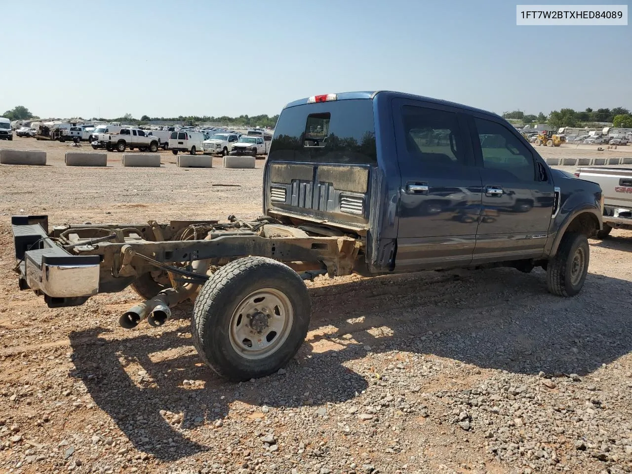 1FT7W2BTXHED84089 2017 Ford F250 Super Duty