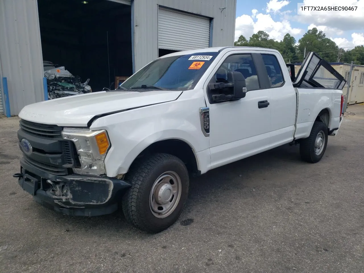 2017 Ford F250 Super Duty VIN: 1FT7X2A65HEC90467 Lot: 69112934