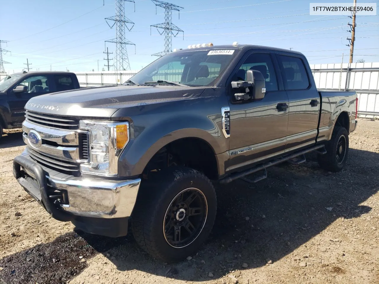 2017 Ford F250 Super Duty VIN: 1FT7W2BTXHEE59406 Lot: 69636514