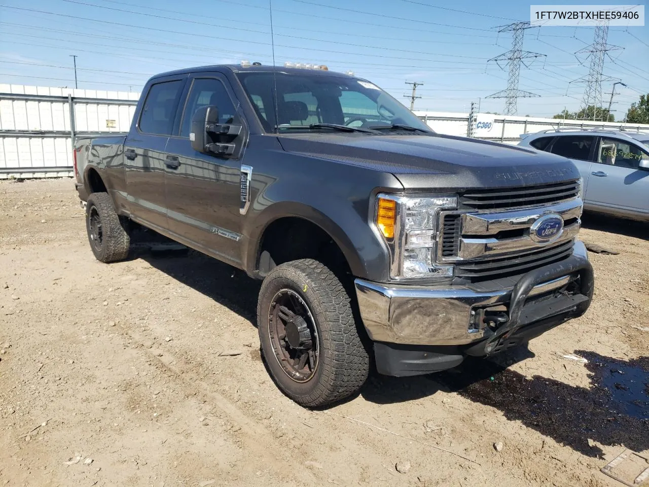 2017 Ford F250 Super Duty VIN: 1FT7W2BTXHEE59406 Lot: 69636514