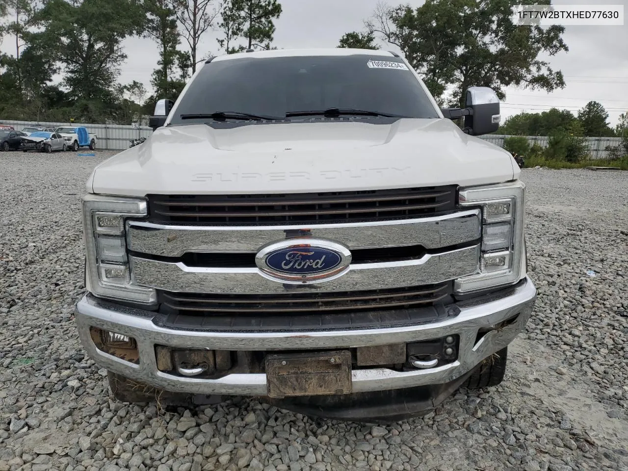 2017 Ford F250 Super Duty VIN: 1FT7W2BTXHED77630 Lot: 70096234