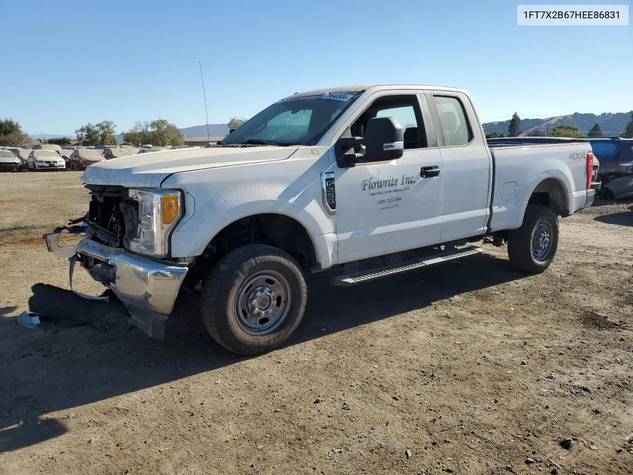 1FT7X2B67HEE86831 2017 Ford F250 Super Duty