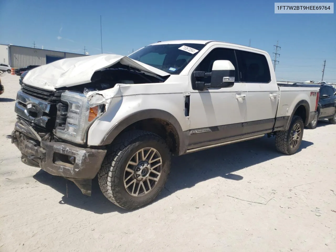 2017 Ford F250 Super Duty VIN: 1FT7W2BT9HEE69764 Lot: 71067054