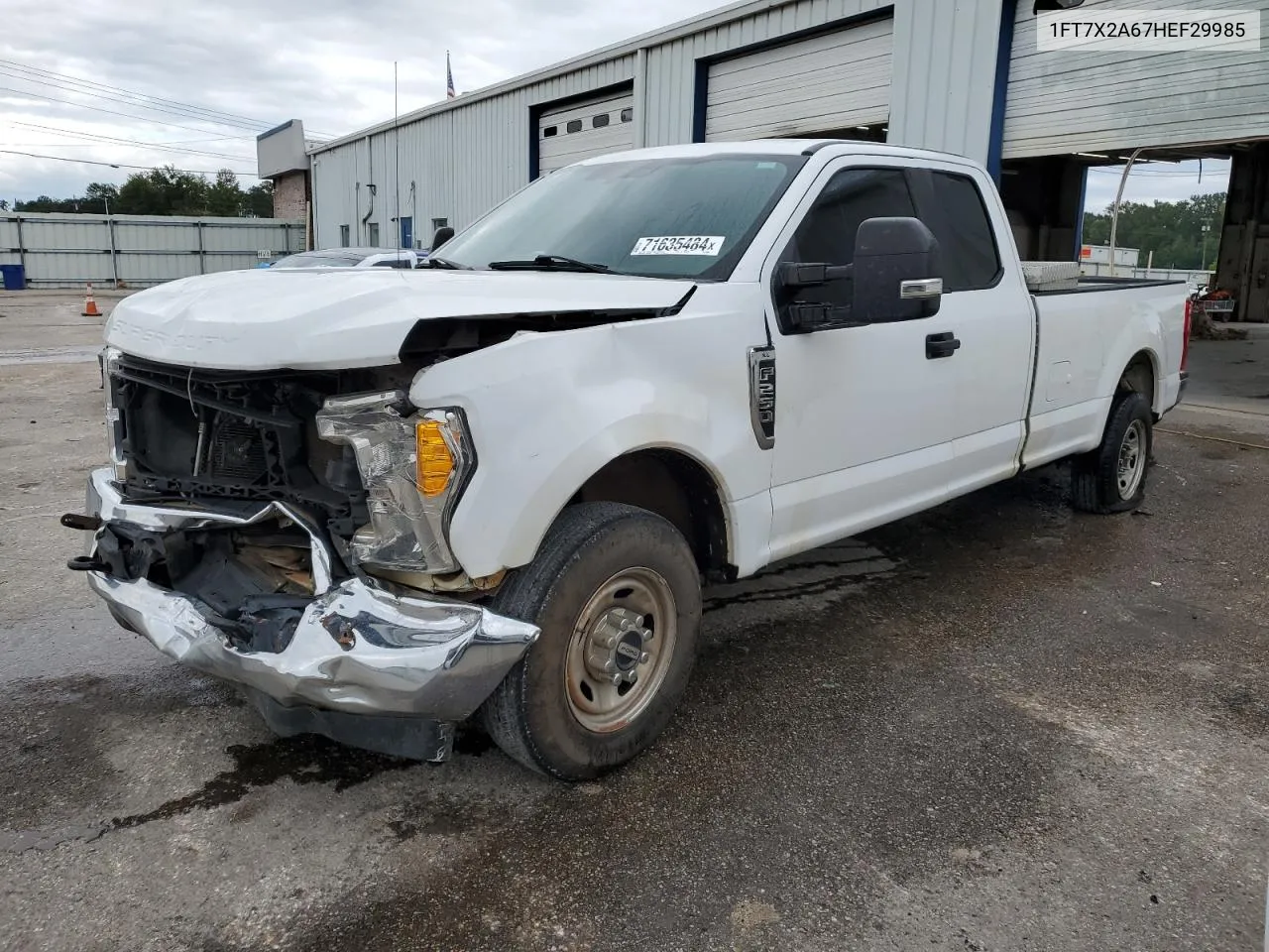 2017 Ford F250 Super Duty VIN: 1FT7X2A67HEF29985 Lot: 71635484