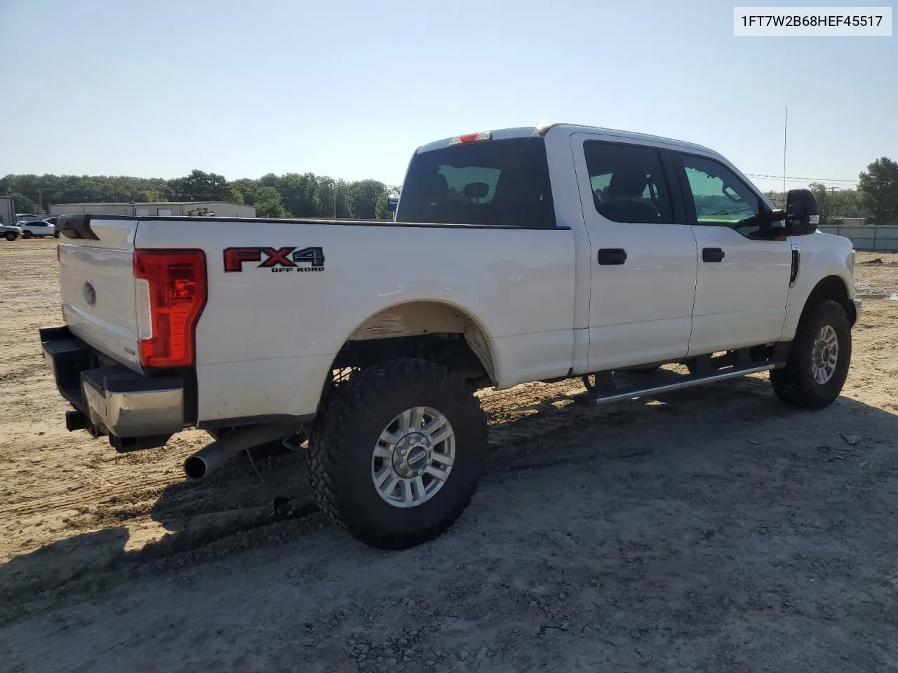 1FT7W2B68HEF45517 2017 Ford F250 Super Duty