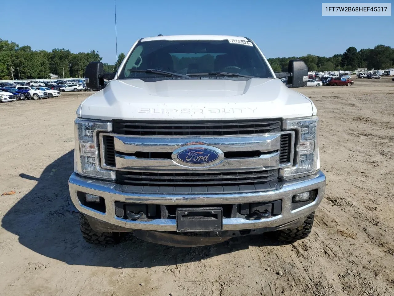 2017 Ford F250 Super Duty VIN: 1FT7W2B68HEF45517 Lot: 71733524