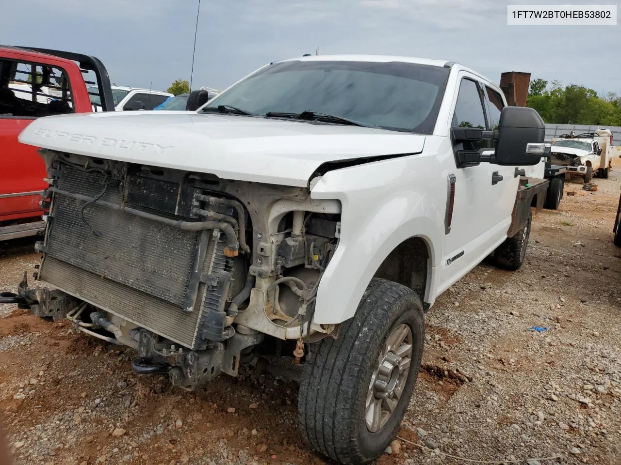 2017 Ford F250 Super Duty VIN: 1FT7W2BT0HEB53802 Lot: 72230794