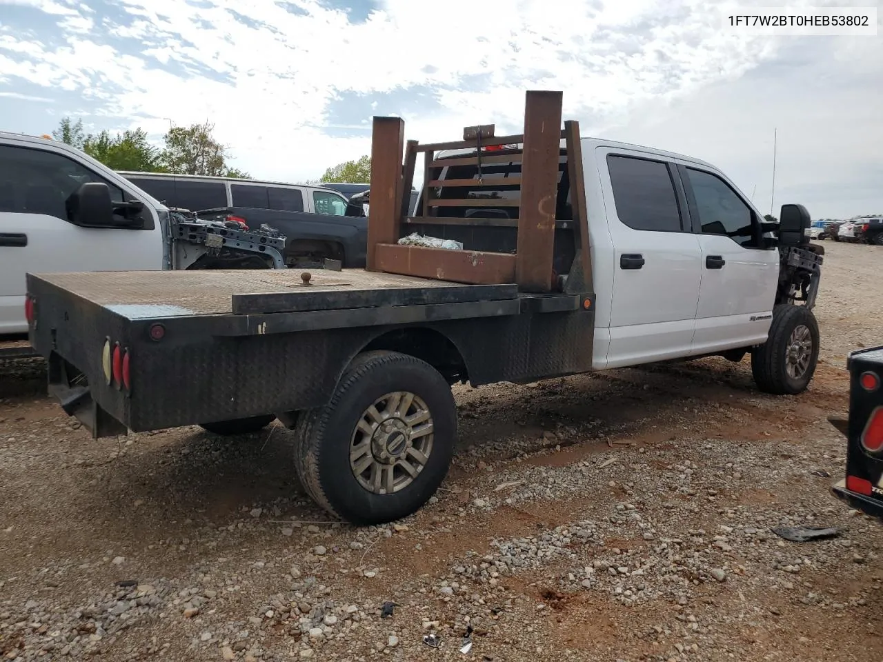 1FT7W2BT0HEB53802 2017 Ford F250 Super Duty