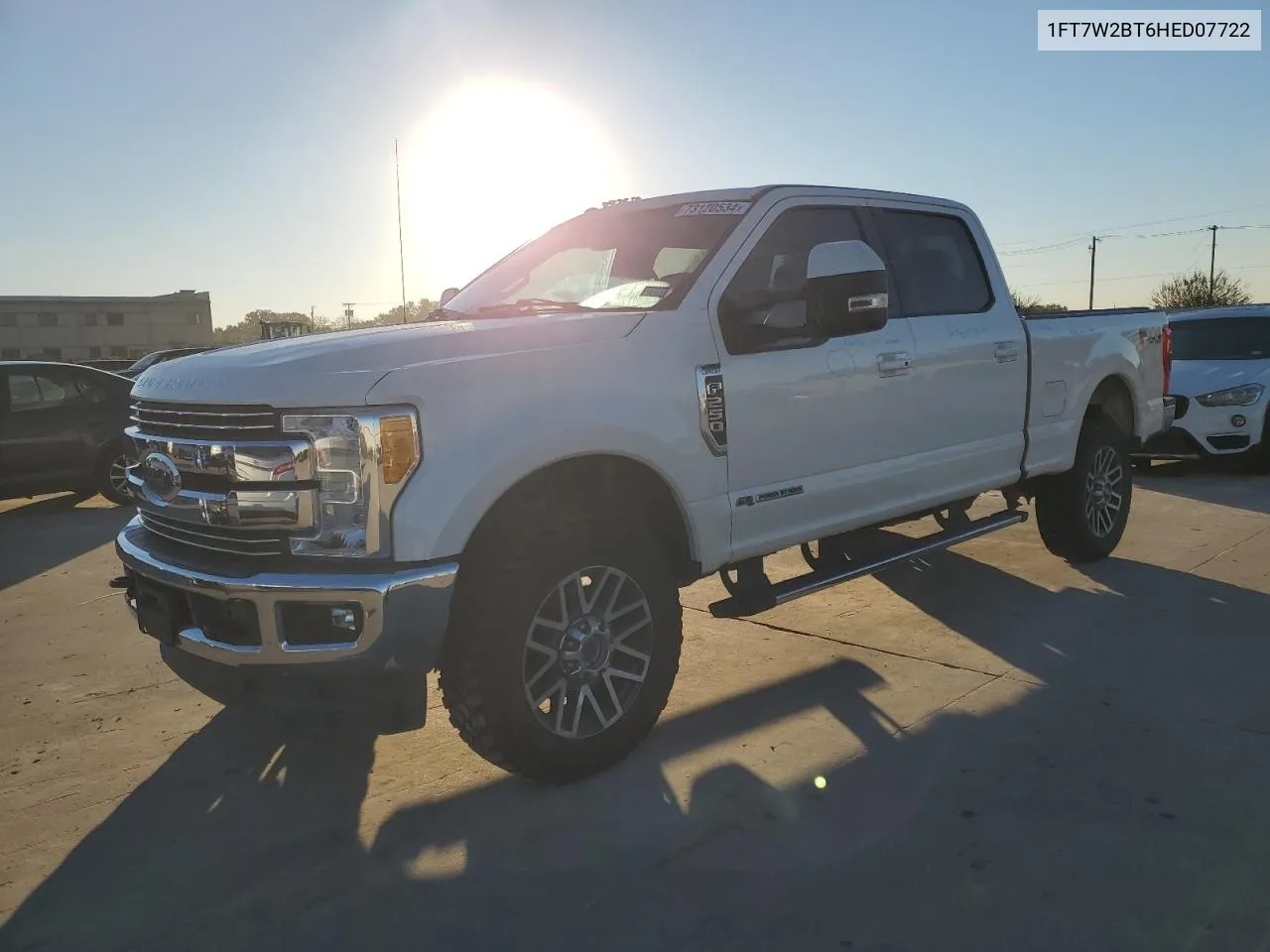 2017 Ford F250 Super Duty VIN: 1FT7W2BT6HED07722 Lot: 74467964