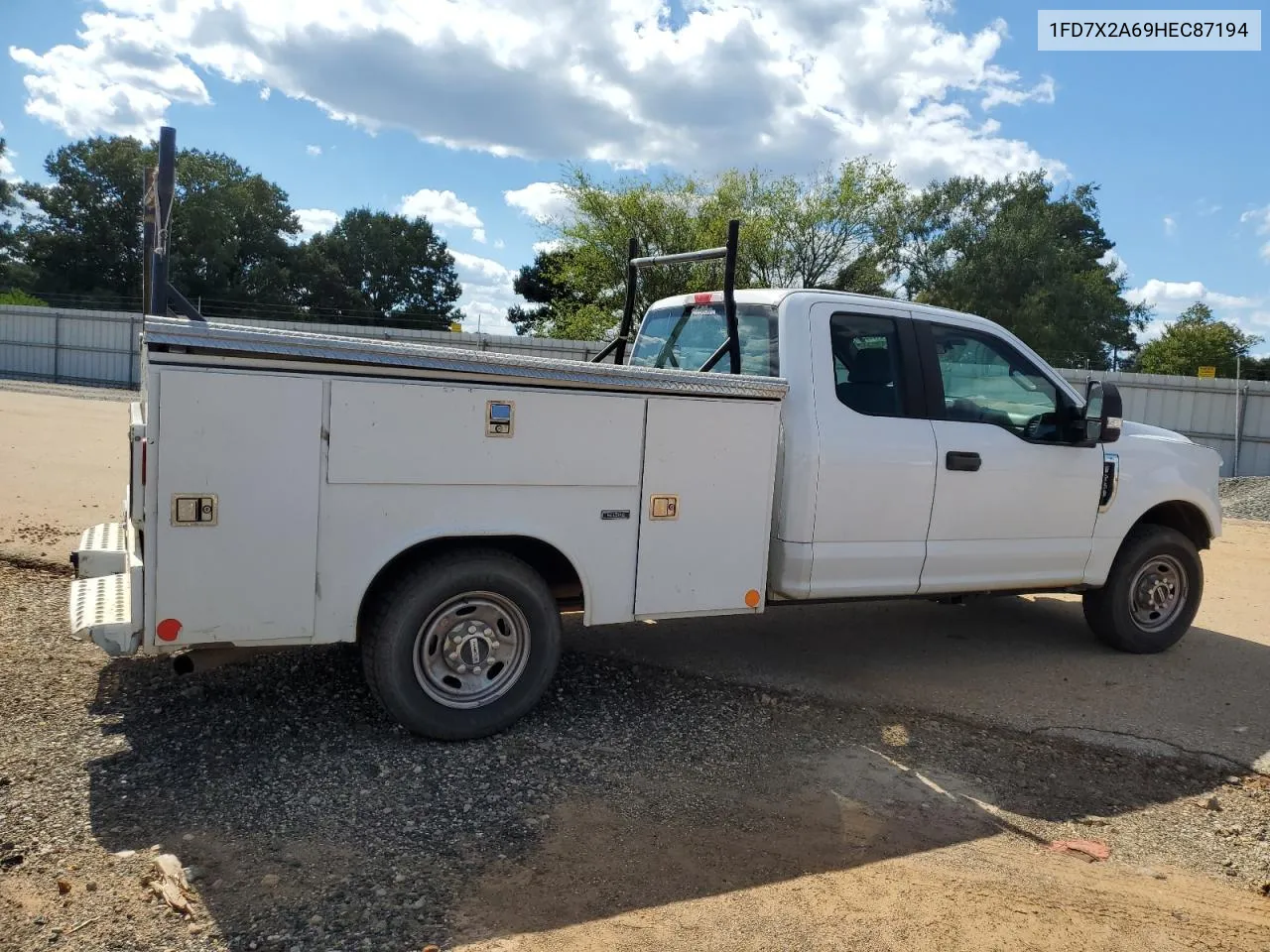 2017 Ford F250 Super Duty VIN: 1FD7X2A69HEC87194 Lot: 73466994