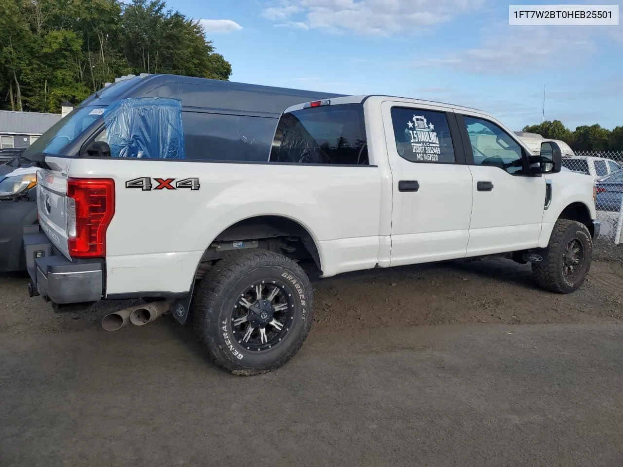 2017 Ford F250 Super Duty VIN: 1FT7W2BT0HEB25501 Lot: 74535654