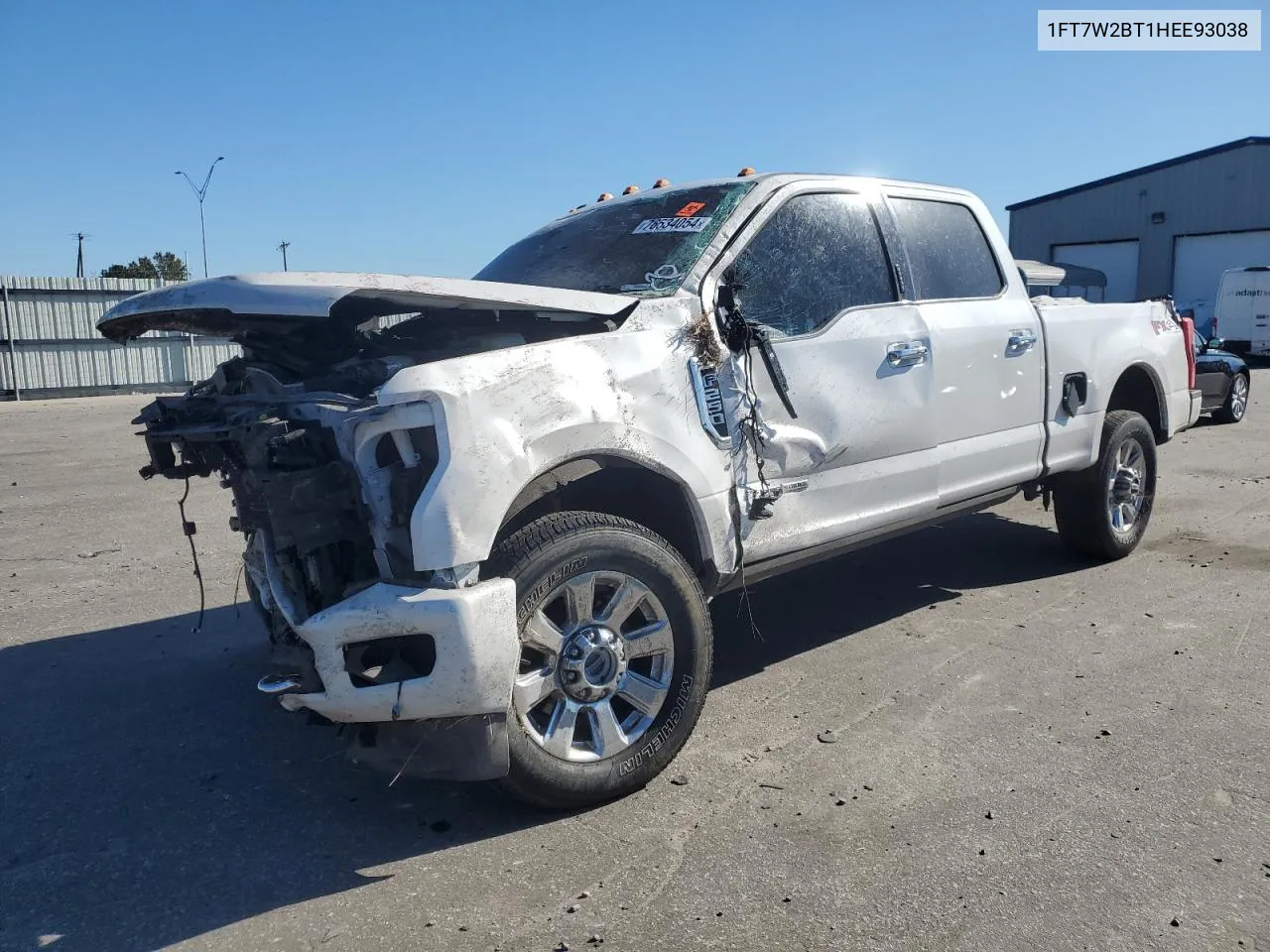 2017 Ford F250 Super Duty VIN: 1FT7W2BT1HEE93038 Lot: 76534054