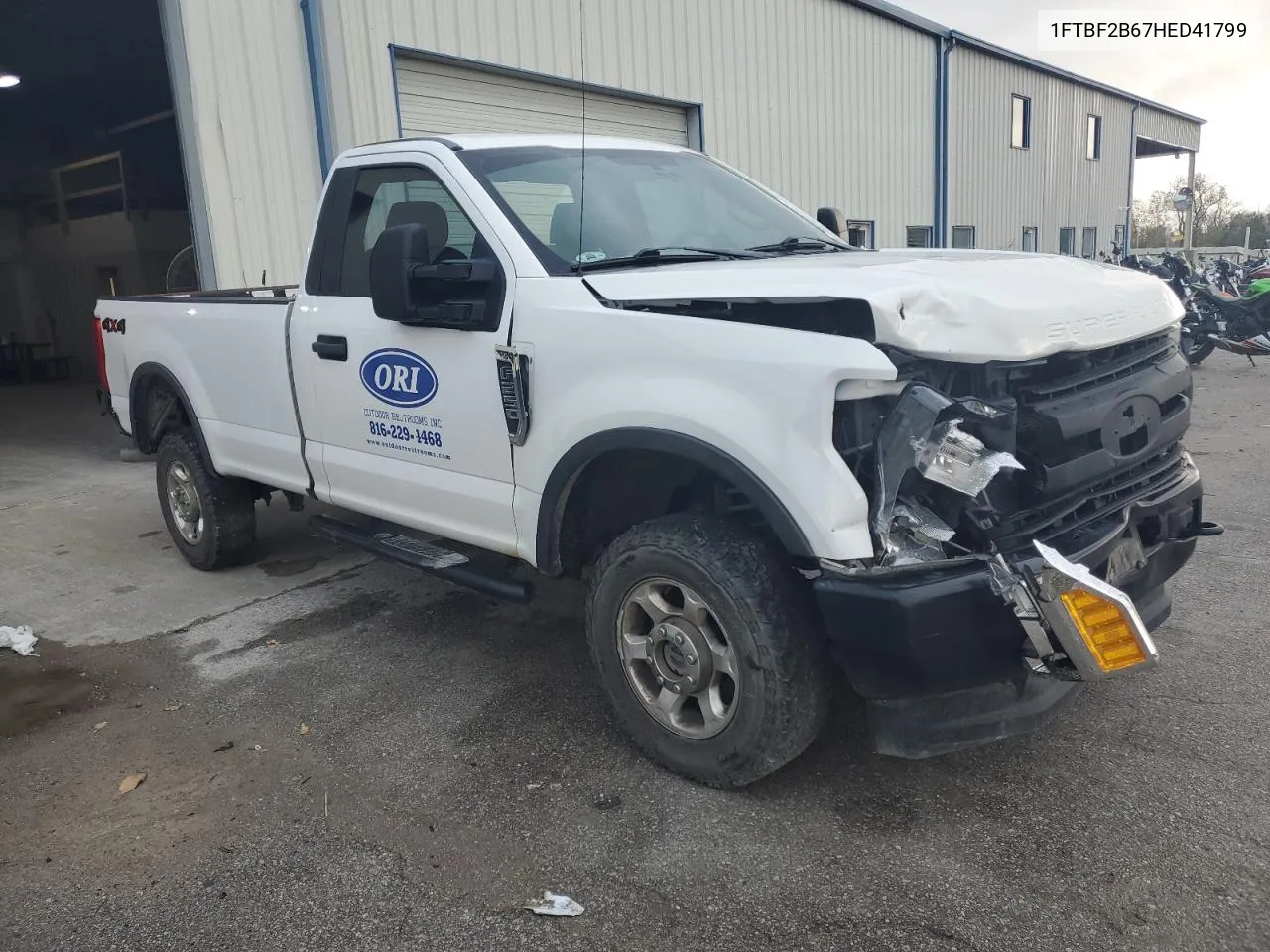 2017 Ford F250 Super Duty VIN: 1FTBF2B67HED41799 Lot: 76668464