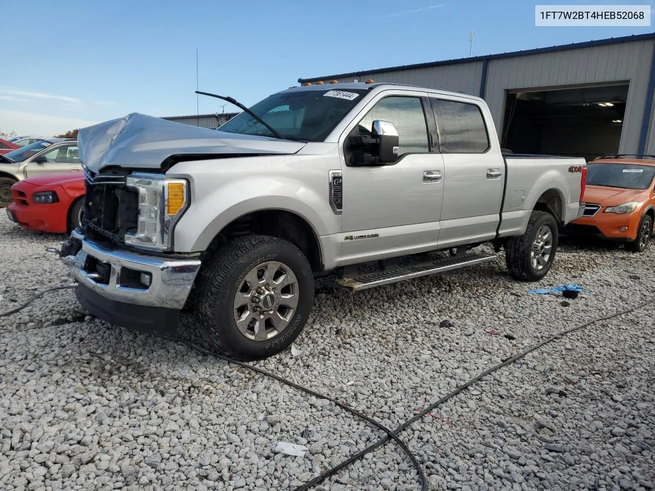 2017 Ford F250 Super Duty VIN: 1FT7W2BT4HEB52068 Lot: 77361444