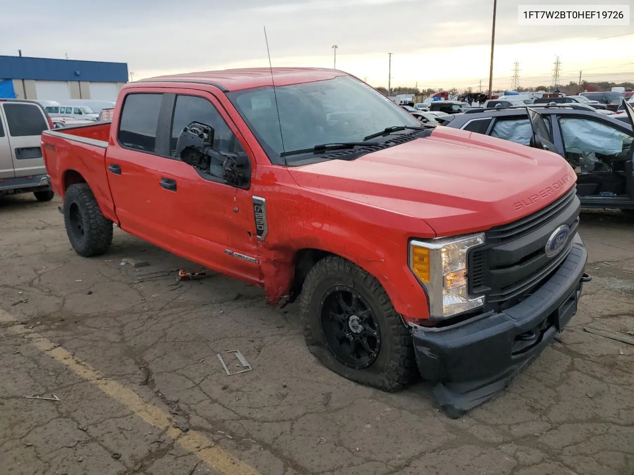 2017 Ford F250 Super Duty VIN: 1FT7W2BT0HEF19726 Lot: 77448764