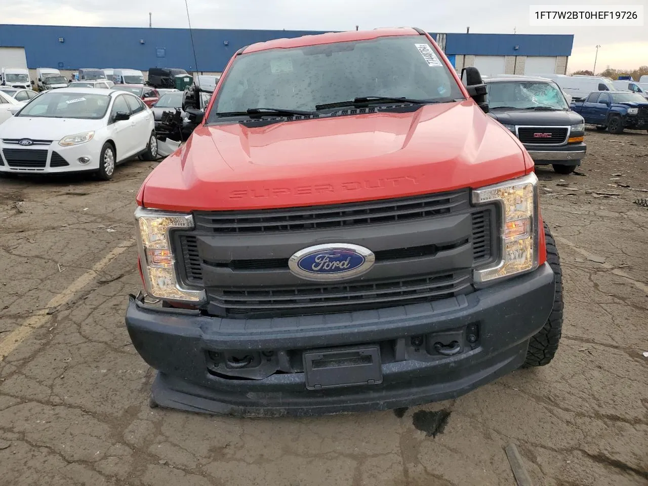 2017 Ford F250 Super Duty VIN: 1FT7W2BT0HEF19726 Lot: 77448764