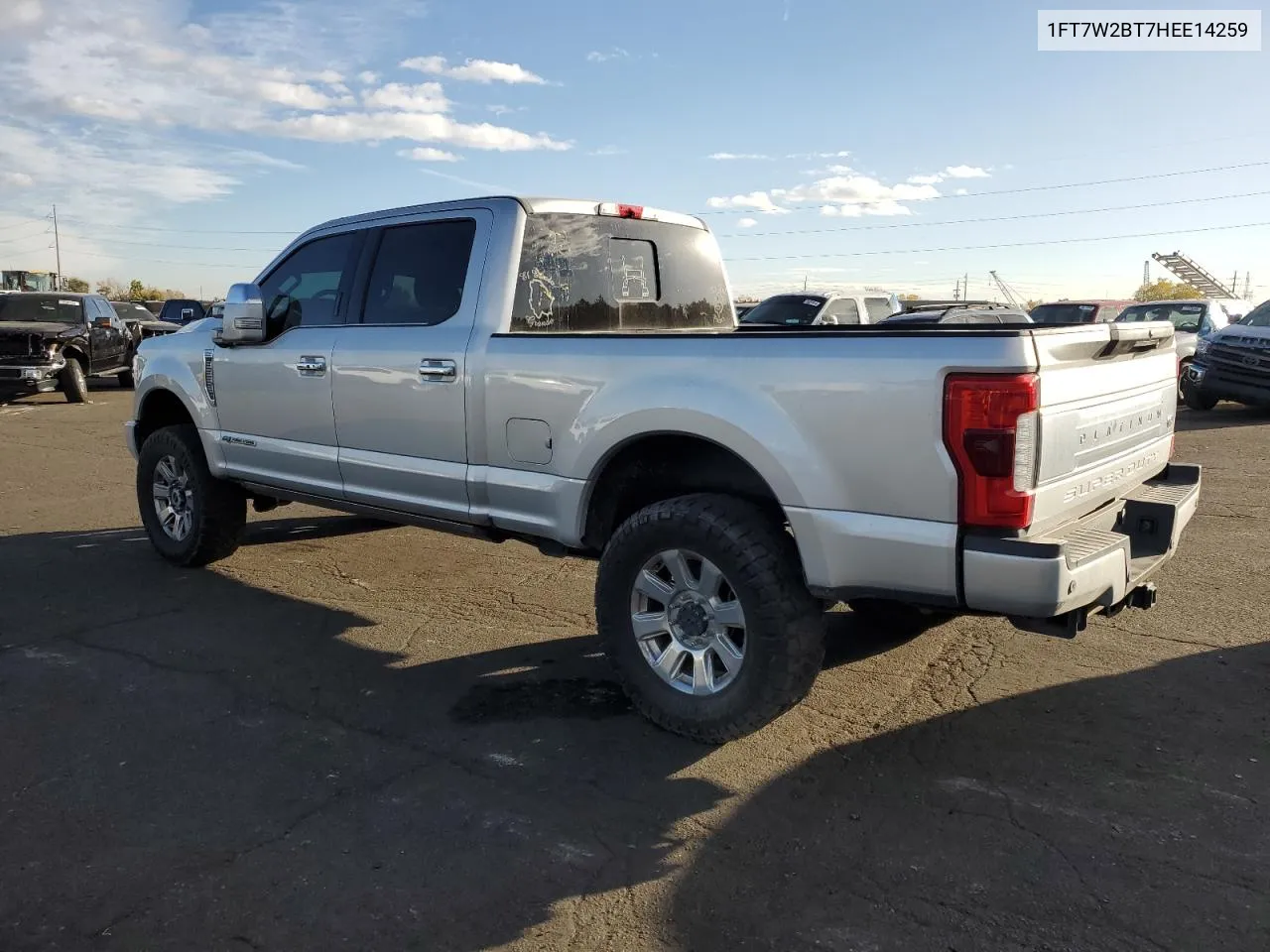 2017 Ford F250 Super Duty VIN: 1FT7W2BT7HEE14259 Lot: 78022794