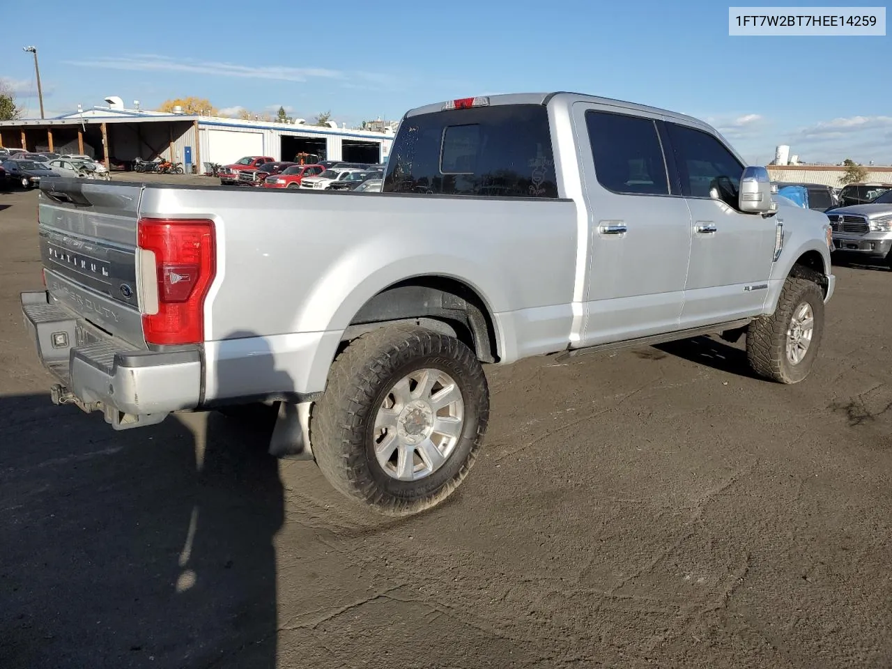 2017 Ford F250 Super Duty VIN: 1FT7W2BT7HEE14259 Lot: 78022794