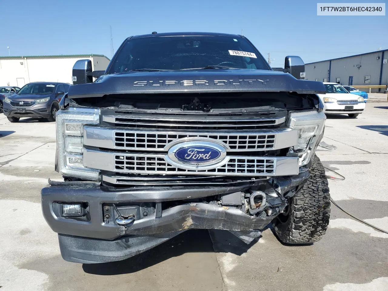 2017 Ford F250 Super Duty VIN: 1FT7W2BT6HEC42340 Lot: 78075744