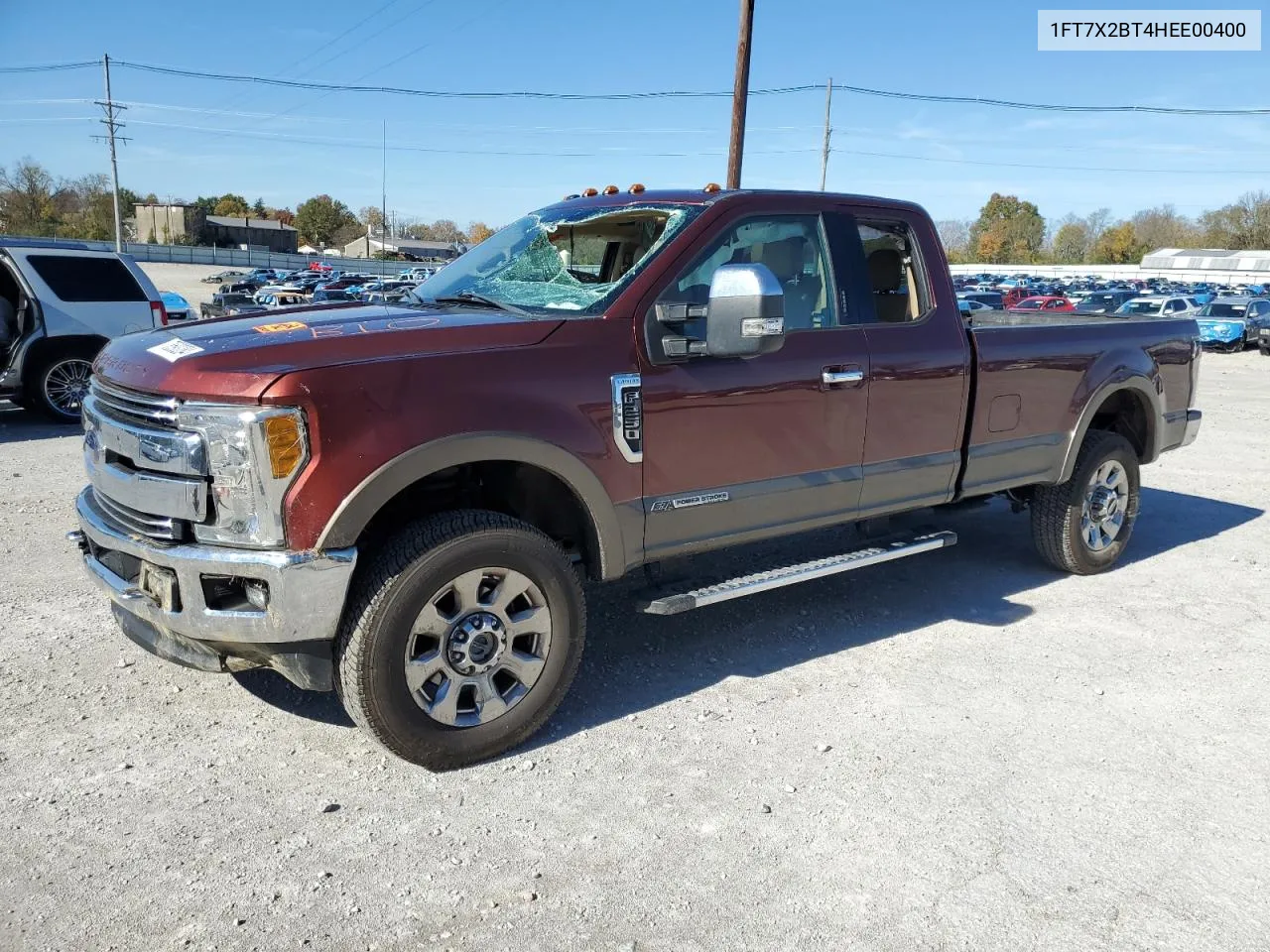 2017 Ford F250 Super Duty VIN: 1FT7X2BT4HEE00400 Lot: 78593284