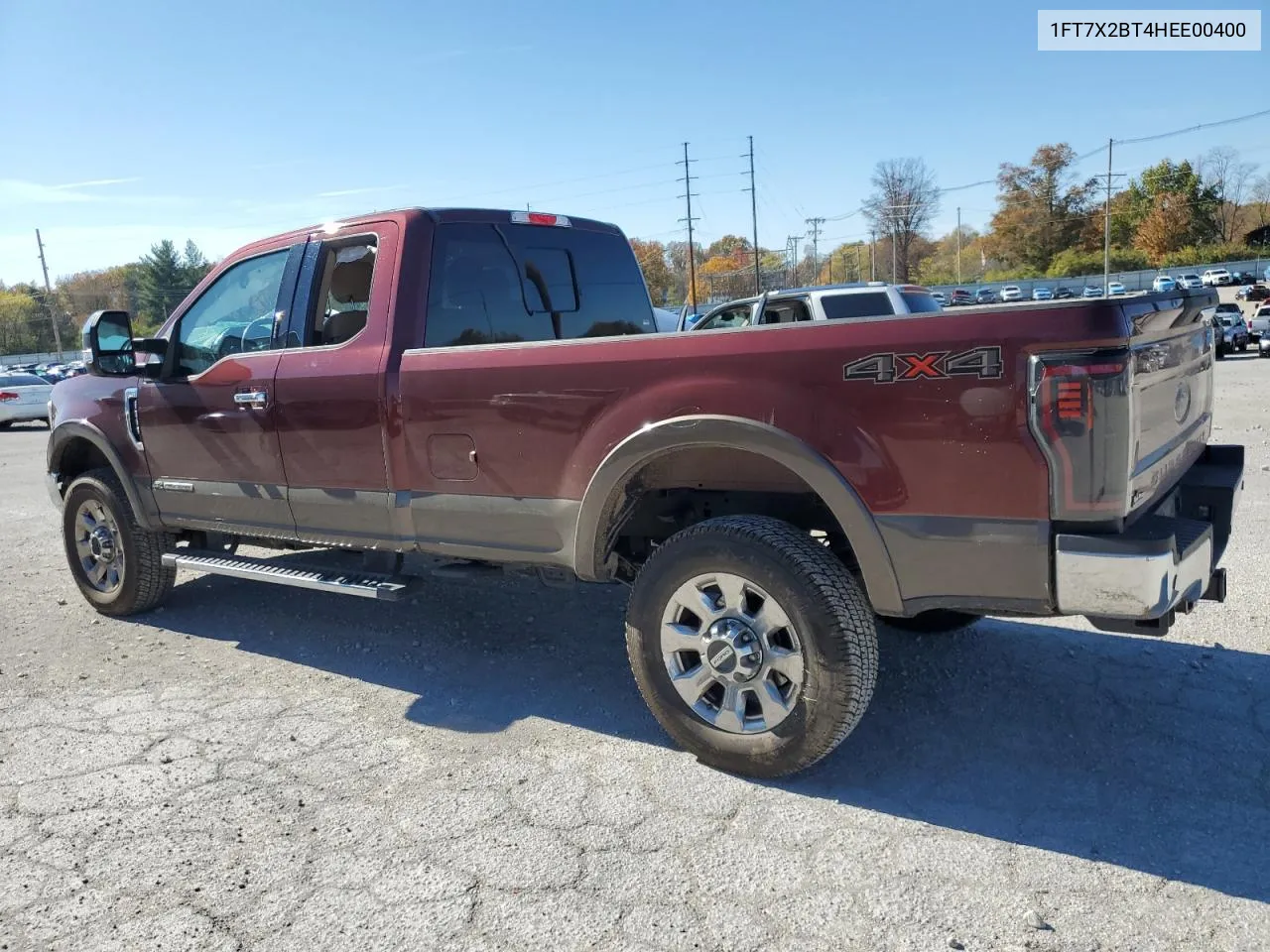 2017 Ford F250 Super Duty VIN: 1FT7X2BT4HEE00400 Lot: 78593284