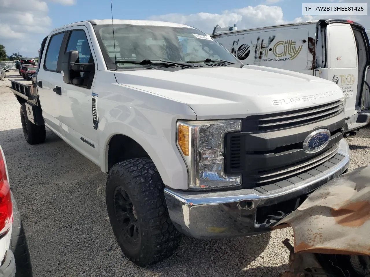 2017 Ford F250 Super Duty VIN: 1FT7W2BT3HEE81425 Lot: 79802604