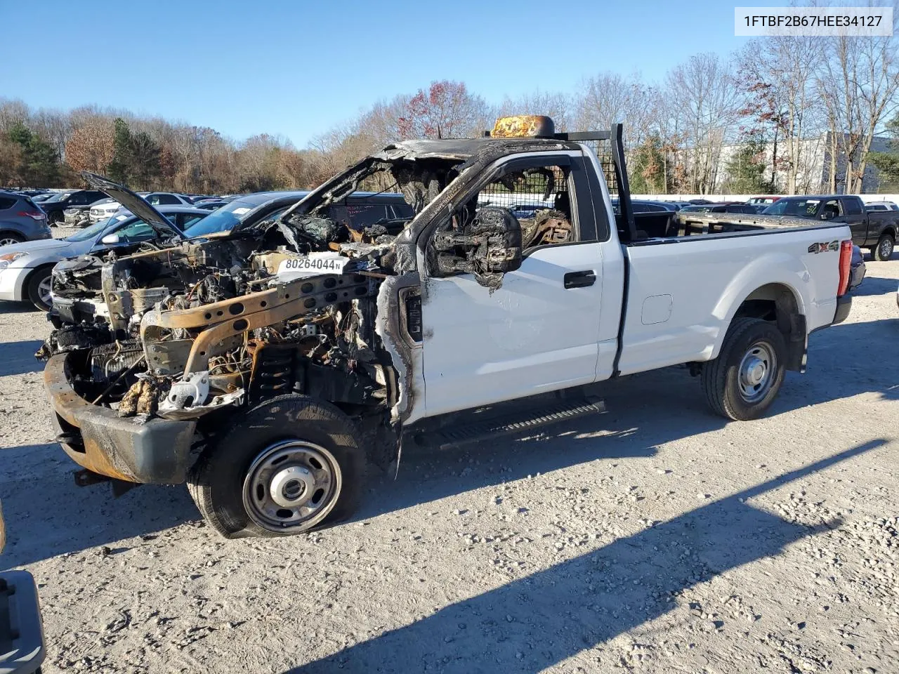 1FTBF2B67HEE34127 2017 Ford F250 Super Duty