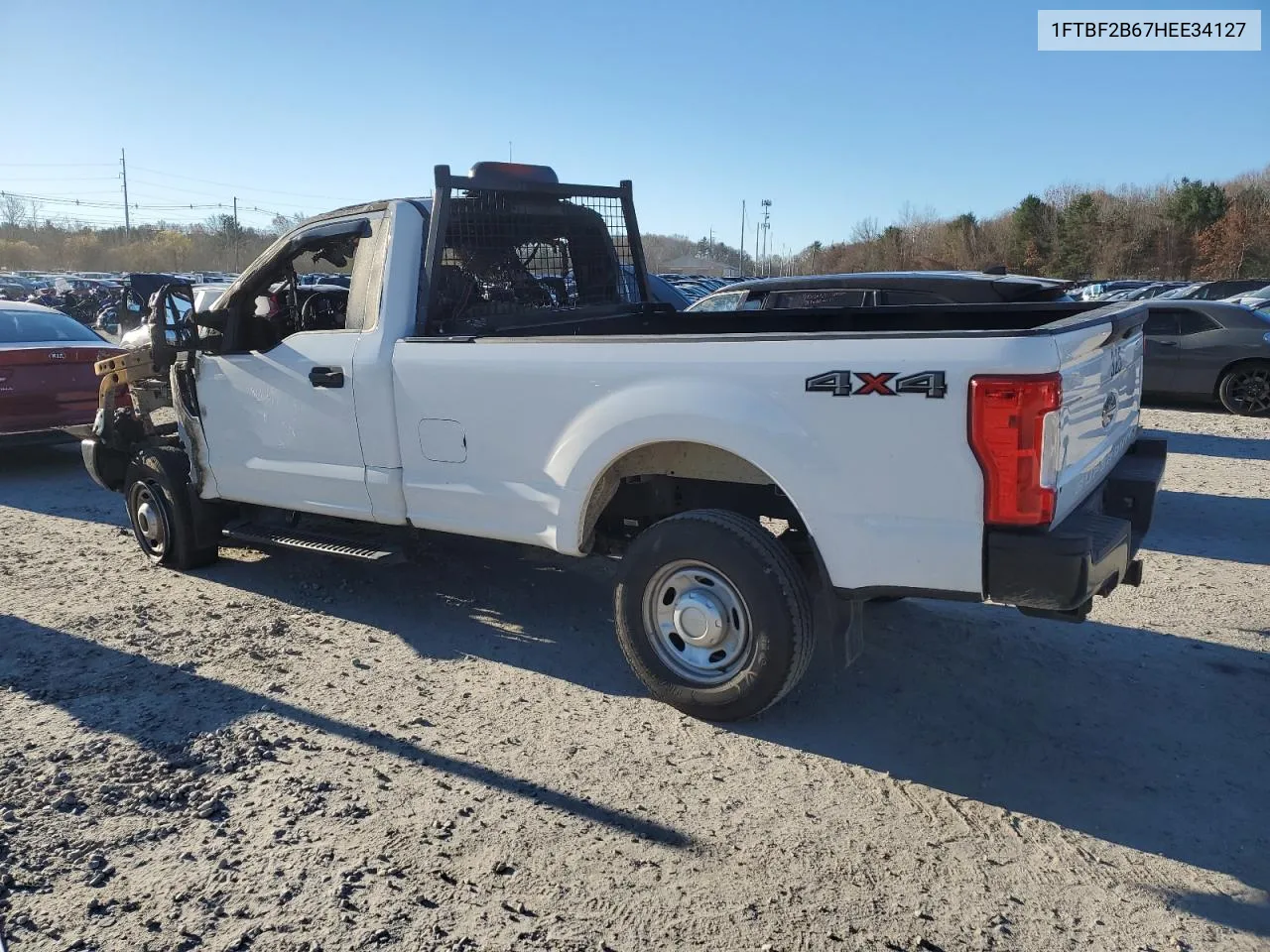 1FTBF2B67HEE34127 2017 Ford F250 Super Duty