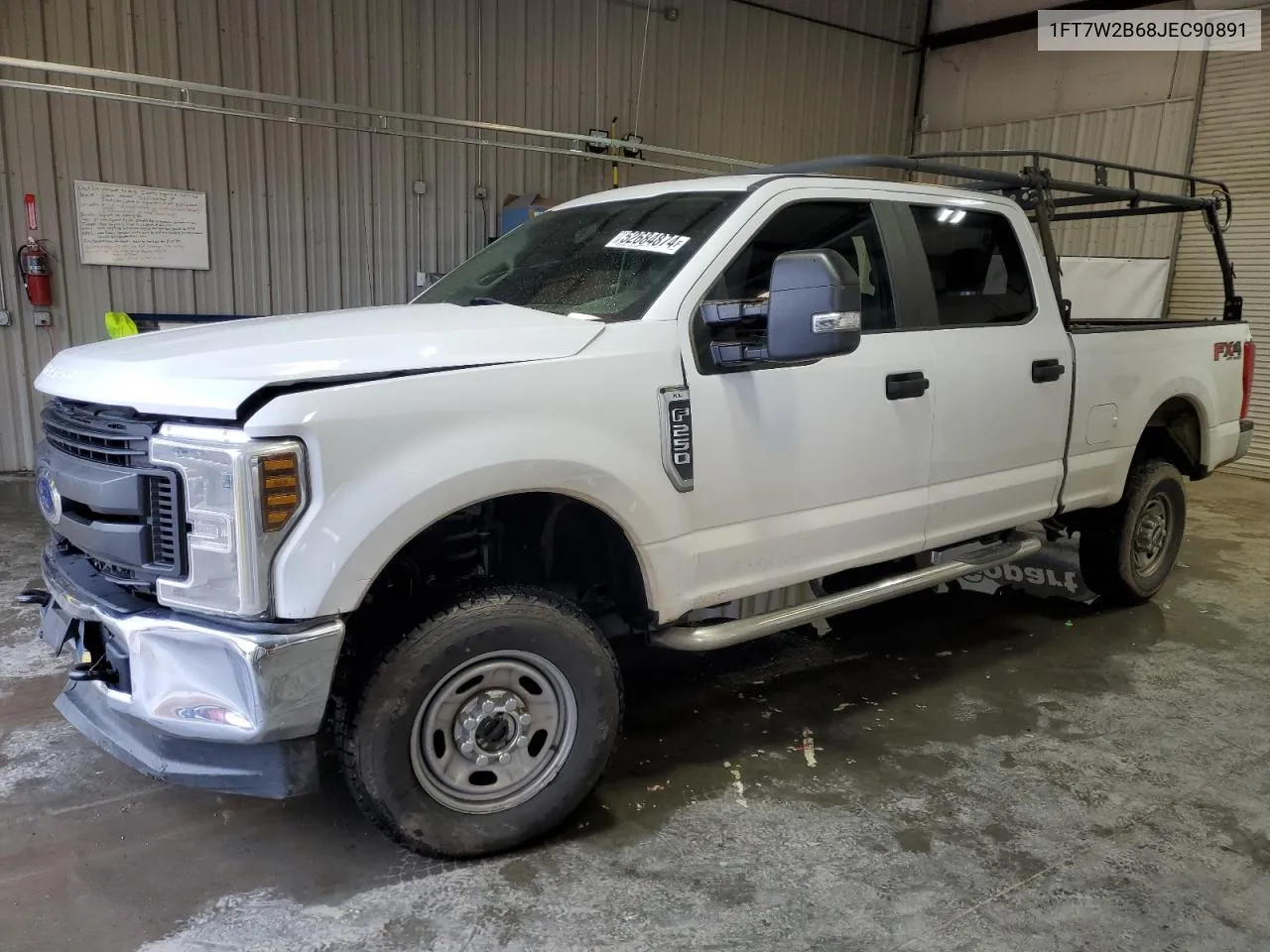 2018 Ford F250 Super Duty VIN: 1FT7W2B68JEC90891 Lot: 52684874