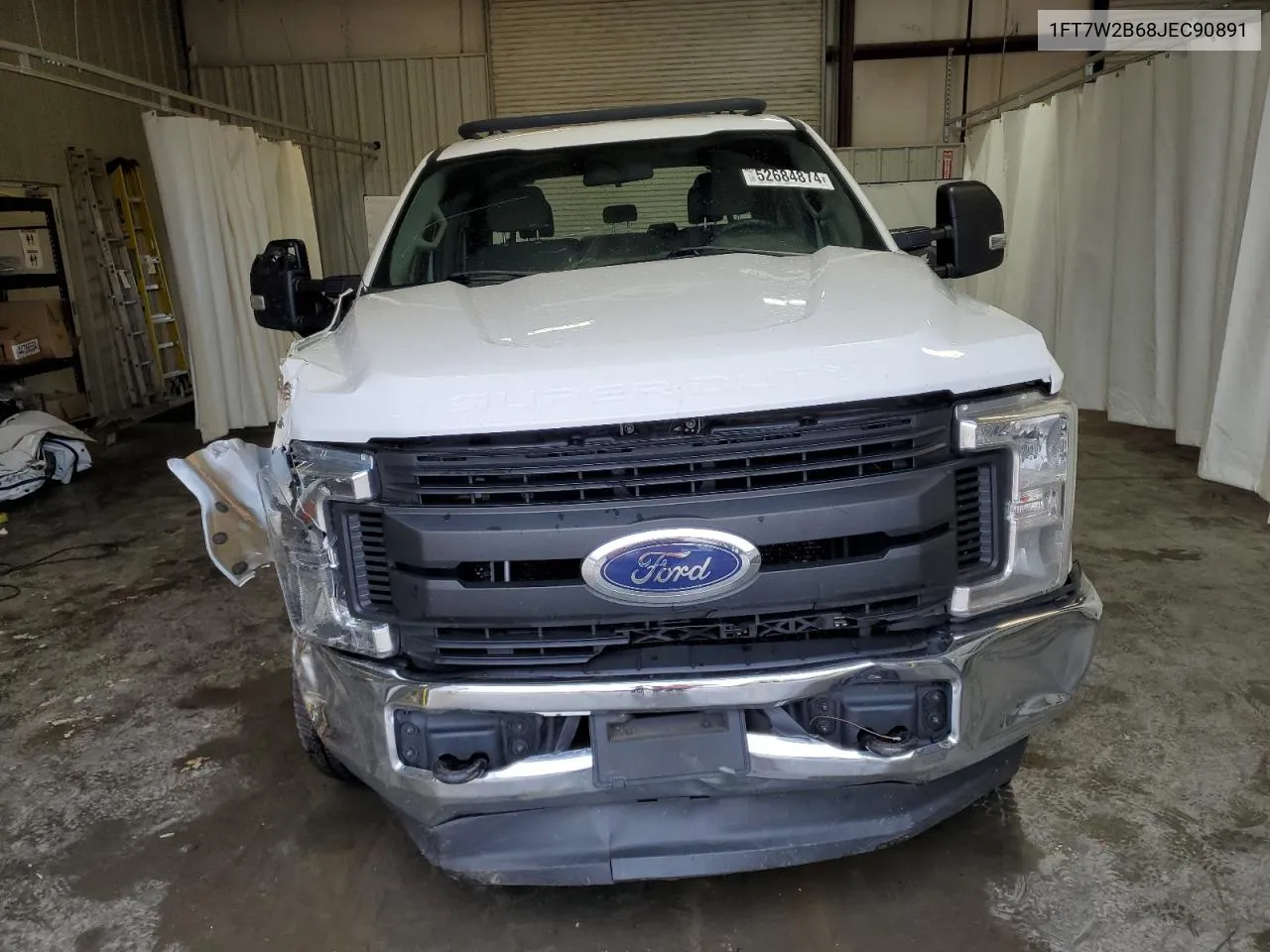 2018 Ford F250 Super Duty VIN: 1FT7W2B68JEC90891 Lot: 52684874